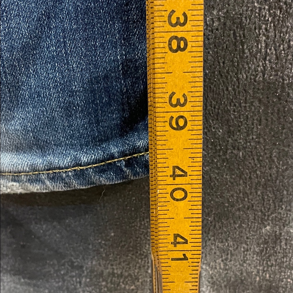 PAIGE jimmy jimmy skinny jeans. Women's Light Blue Straight Leg distressed Jeans - Picture 9 of 13